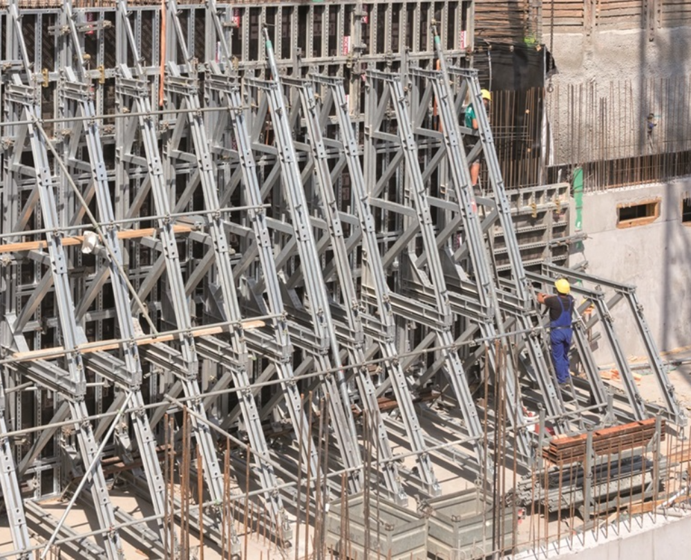 NOE Abstützbock HBF – modulares System für Bauhöhen bis 10,00 m